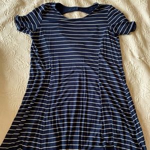 A&F shift dress navy